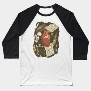 perfect specimen, vintage science tools & heart. Baseball T-Shirt